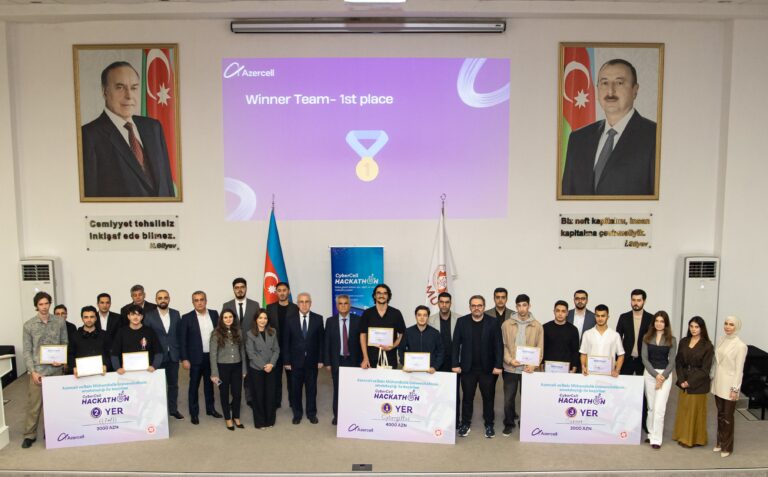 Azercell “CyberCell Hackathon” müsabiqəsinin qaliblərini elan etdi - FOTOLAR