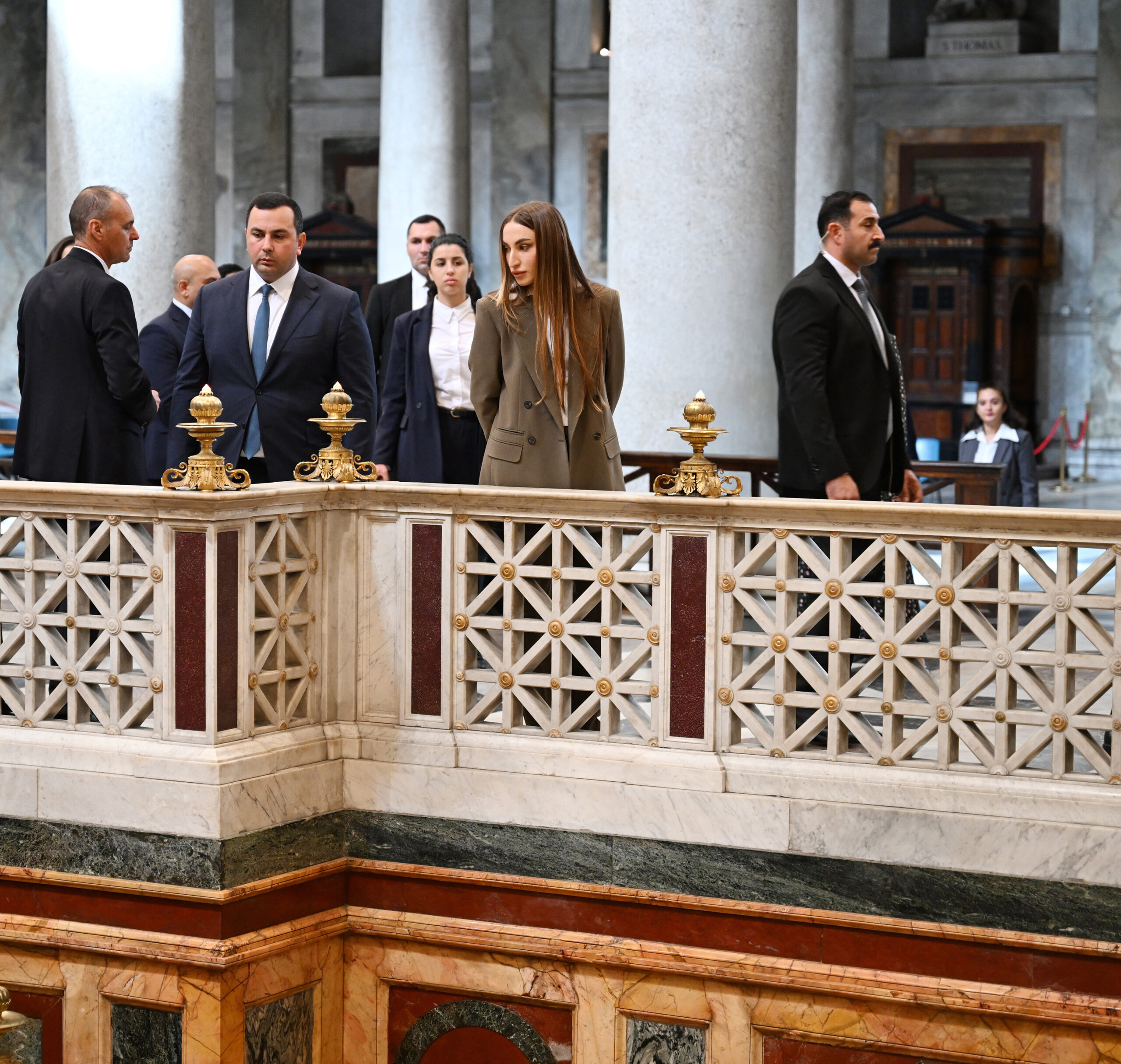 Mehriban Əliyeva Müqəddəs Pavel Bazilikasında bərpa işləri ilə tanış olub – FOTOLAR