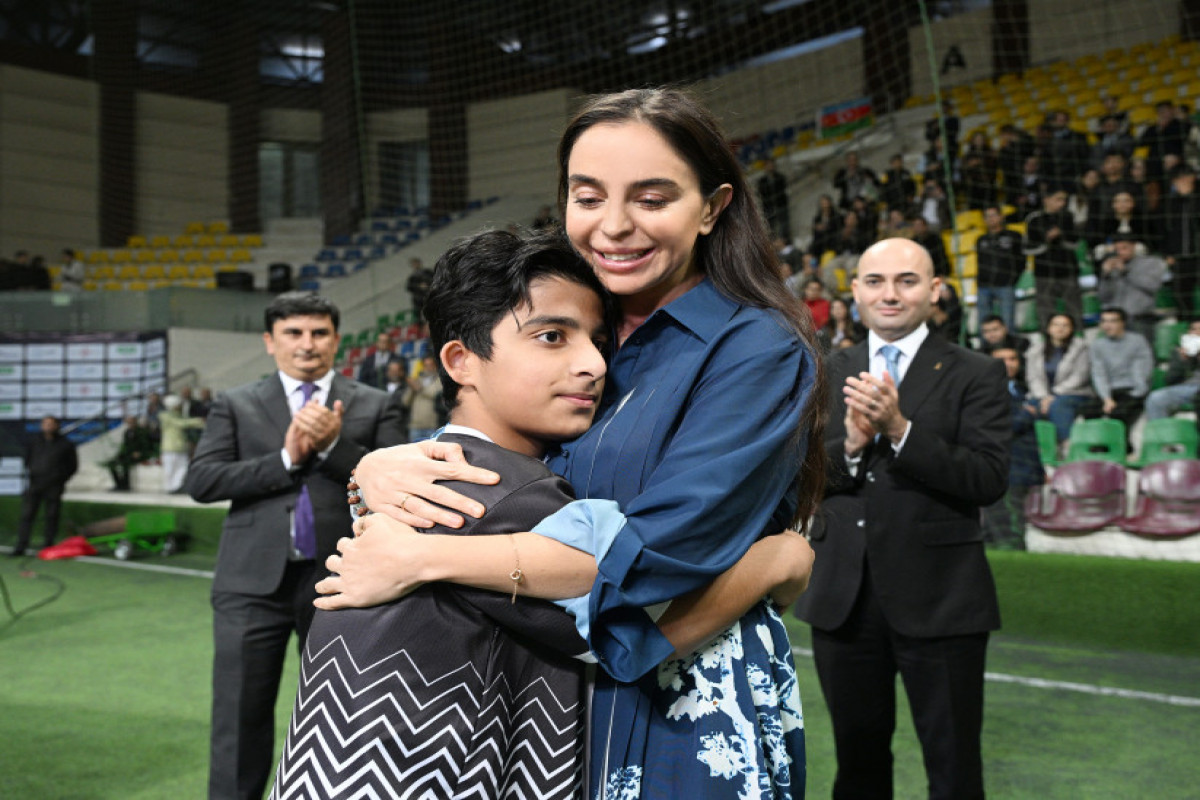 Leyla, Arzu və Alena Əliyevalar onların matçını izlədilər – FOTOLAR