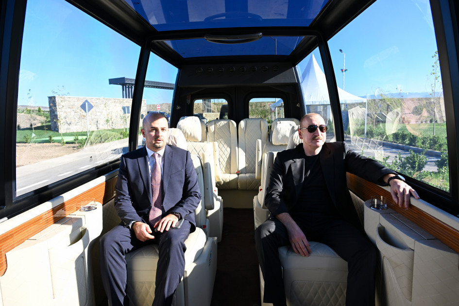 Prezident Zəngilanda iki yeni kəndin açılışını etdi – FOTOLAR