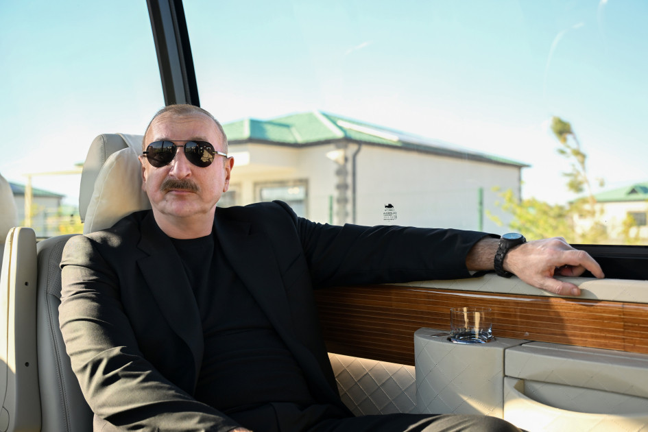 Prezident Zəngilanda iki yeni kəndin açılışını etdi – FOTOLAR