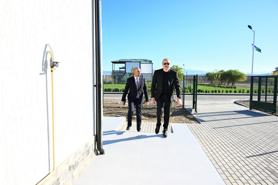 Prezident Zəngilanda iki yeni kəndin açılışını etdi – FOTOLAR