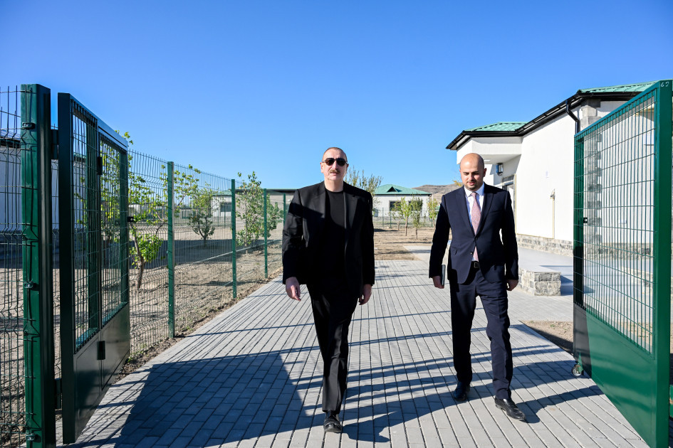 Prezident Zəngilanda iki yeni kəndin açılışını etdi – FOTOLAR