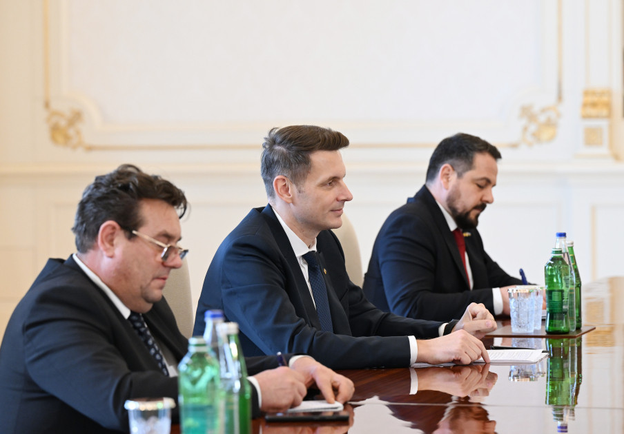 Prezident Mirça Abrudeanı qəbul etdi – FOTOLAR