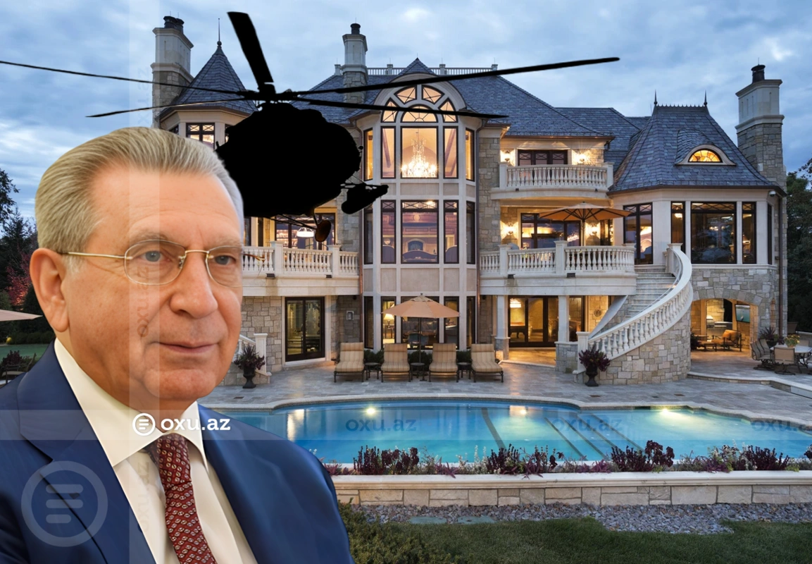 Dəbdəbəli villa, 6 metrlik hasar, helikopter meydançası: Həbs edilən başçı Mehdiyevlə qonşu imiş