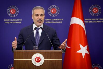 AA 20251008 39350947 39350945 DISISLERI BAKANI FIDAN SURIYE DISISLERI BAKANI SHAIBANI ILE ORTAK BASIN TOPLANTISI DUZENLEDI