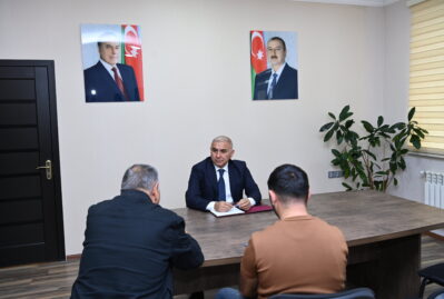 Vüqar Əhmədov Şamaxıda vətəndaşları qəbul etdi - FOTO