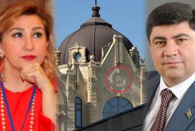 O da atası kimi adını villasına həkk etdirib - FOTO