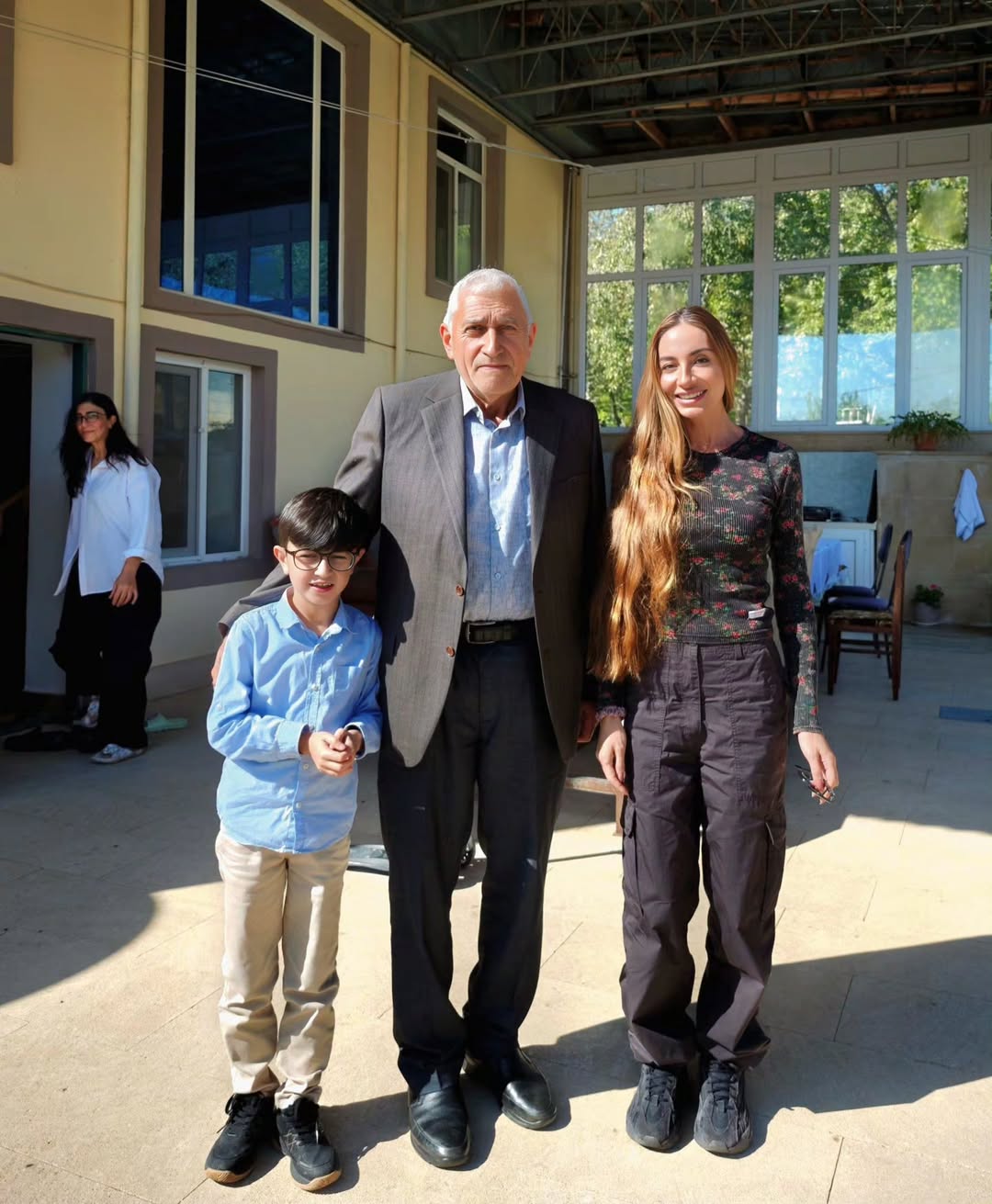 Arzu Əliyeva bu ailənin qonağı oldu – FOTOLAR