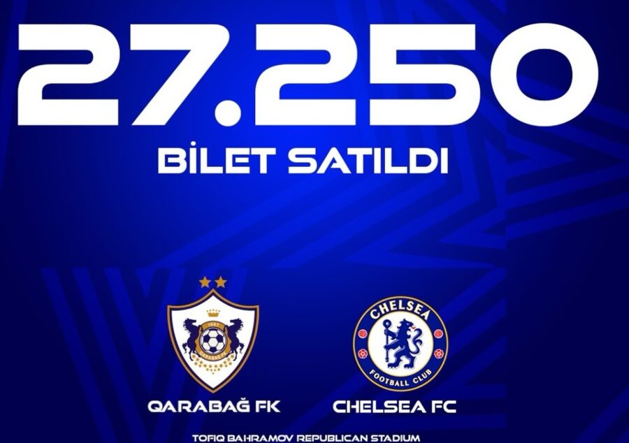 "Qarabağ"ın oyununa 27 min bilet satıldı