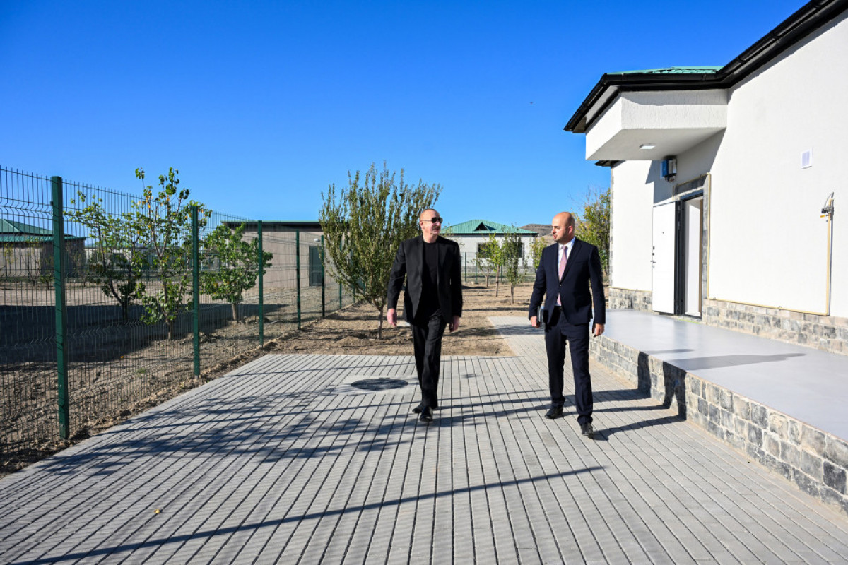 Prezident Zəngilanda iki yeni kəndin açılışını etdi – FOTOLAR