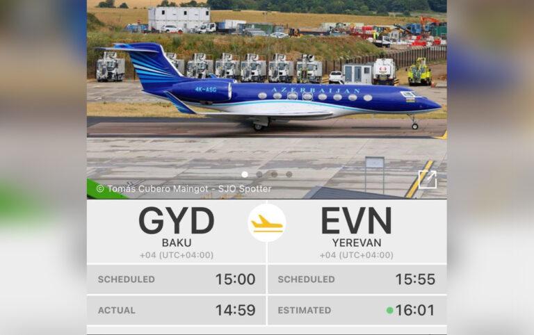AZAL-ın təyyarəsi İrəvana endi - Nə baş verir?