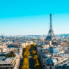 cityscape paris sunlight blue sky fra