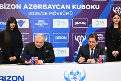 Azərbaycan Futbolunda yenilik: 14 il sonra yeni sponsorluq müqaviləsi imzalandı - FOTOLAR