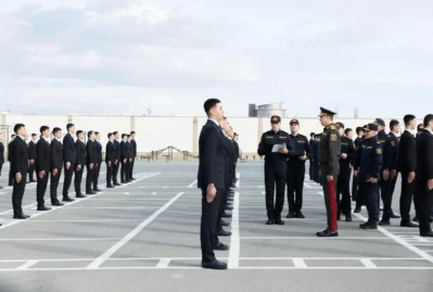 Vilayət Eyvazov sıra baxışı keçirdi - VİDEO