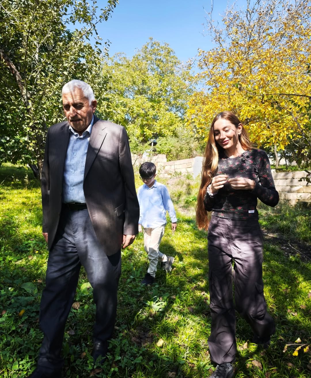 Arzu Əliyeva bu ailənin qonağı oldu – FOTOLAR