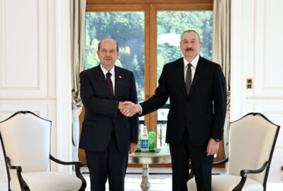 Prezident Qəbələdə Ersin Tatarla görüşdü - FOTOLAR