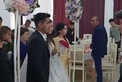 Əfsanənin yasa dönən toyundan görüntülər... - VİDEO