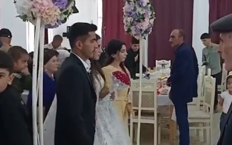 Əfsanənin yasa dönən toyundan görüntülər... - VİDEO