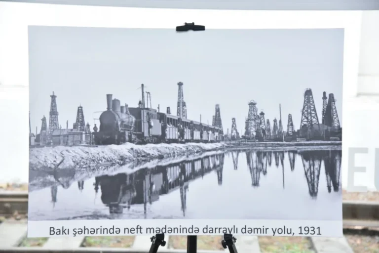 Dəmiryol Muzeyində “Qara qızılın saldığı dəmir yollar” sərgisi açıldı - FOTOLAR