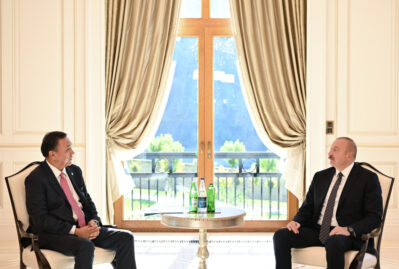 Prezident Qəbələdə daha bir qəbul keçirdi - FOTOLAR