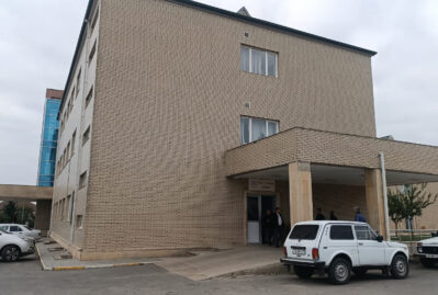 Tovuzda yaşlı qadını maşın vurdu - VİDEO