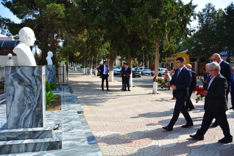 Ağstafada Həmid Abbasın 90 illik yubileyi qeyd olundu - FOTOLAR