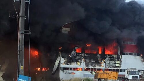 fabrik yangin