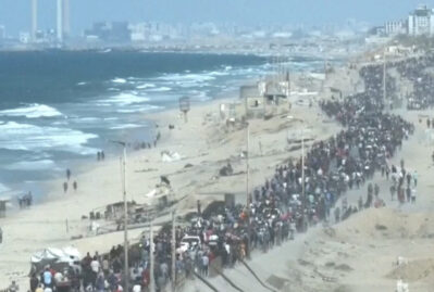 Fələstinlilər Qəzzaya qayıdır... - VİDEO