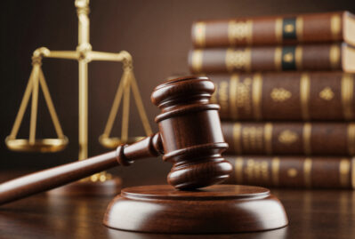 gavel scales justice law books
