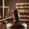 gavel scales justice law books
