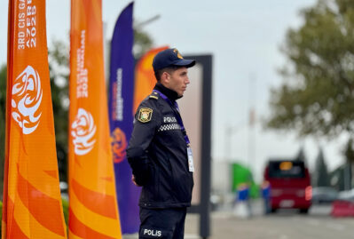 Gəncədə III MDB Oyunları zamanı polis fasiləsiz xidmət aparır - VİDEO