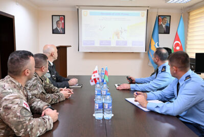 Gürcüstan hərbçilərinə PUA-ların tətbiqi barədə məlumat verildi - FOTOLAR