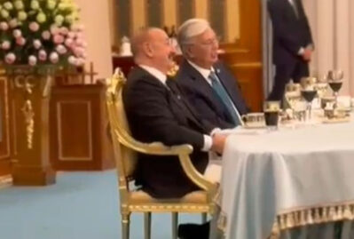 Ziyafətdə Heydər Əliyevin sevimli mahnısı ifa olundu - VİDEO