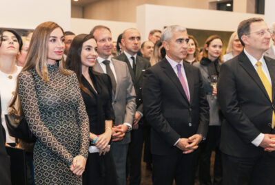 Leyla və Arzu Əliyevalar Berlində sərgidə - FOTOLAR