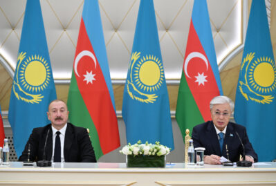 Prezidentlər mətbuata bəyanatlarla çıxış etdilər - FOTOLAR