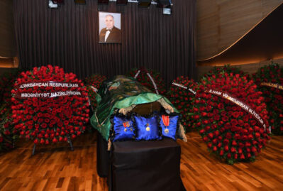 Ramiz Quliyev dəfn edildi - FOTOLAR