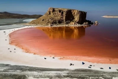 Tamamilə qurumuş Urmiya gölü haqda xoş xəbər - FOTO