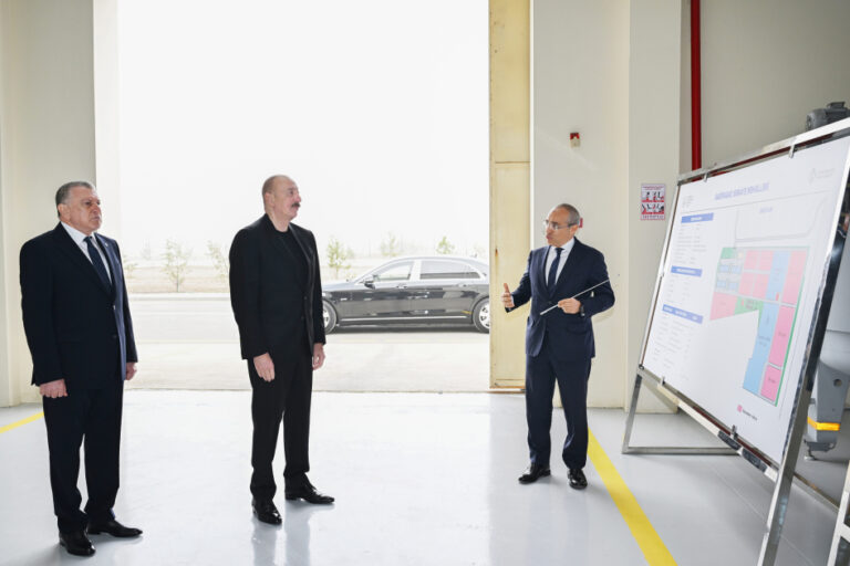 Prezident Sabirabad və İmişliyə getdi - FOTOLAR