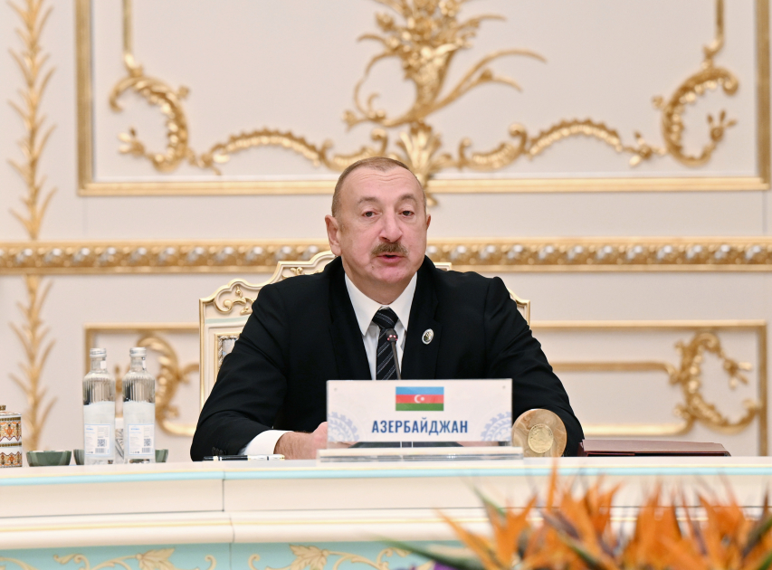 MDB liderlərinin sammiti: İlham Əliyev çıxış etdi - VİDEO 5 MDB liderlərinin sammiti: İlham Əliyev çıxış etdi - VİDEO