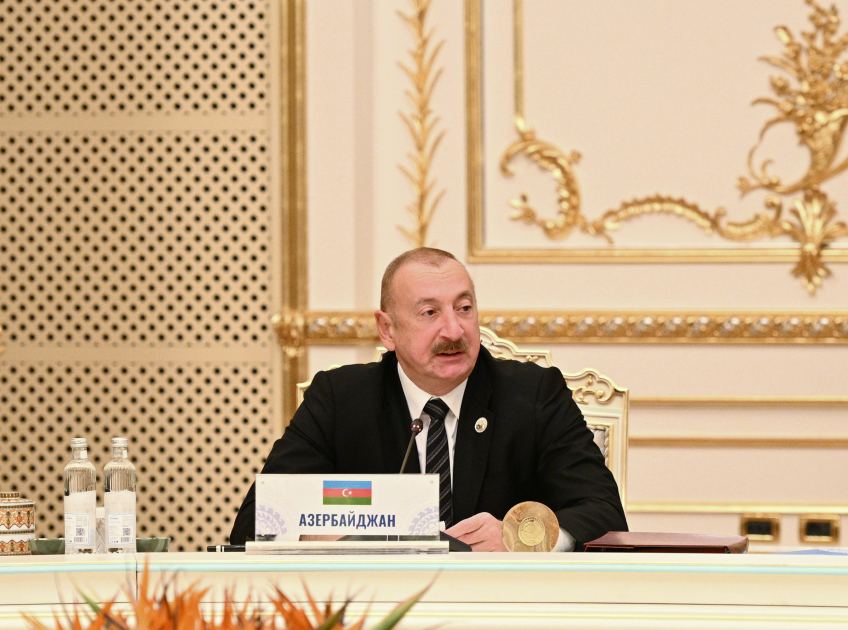 MDB liderlərinin sammiti: İlham Əliyev çıxış etdi - VİDEO 9 MDB liderlərinin sammiti: İlham Əliyev çıxış etdi - VİDEO