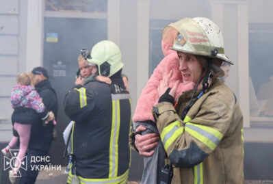 Rusiya uşaq bağçasını dronla vurdu: yaralıların sayı artdı - FOTOLAR
