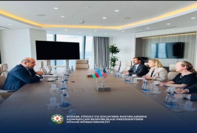 Emi Karlonla görüş: əməkdaşlıq imkanları müzakirə olundu - FOTOLAR