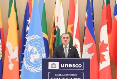 Ceyhun Bayramov UNESCO sessiyasında çıxış etdi - FOTOLAR 13 Ceyhun Bayramov UNESCO sessiyasında çıxış etdi - FOTOLAR