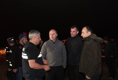 Nazir təyyarə qəzasının baş verdiyi əraziyə getdi – FOTOLAR