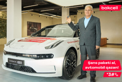 Bakcell-in lotereyasında növbəti lüks avtomobil uduldu!