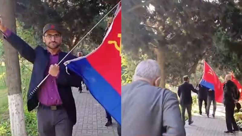 Bakıda SSRİ bayrağı qaldıranların arxasında kim dayanır? - Yeni detallar