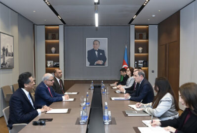 Ceyhun Bayramov Asiya Ombudsmanlar Assosiasiyasının prezidenti ilə görüşdü