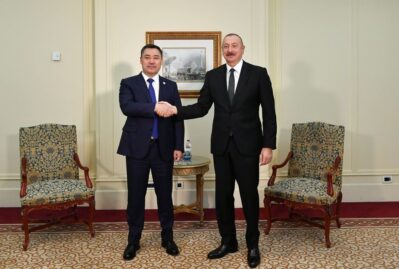 Sadır Japarov İlham Əliyevi təbrik etdi