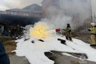 "Ka-226" helikopteri belə qəzaya uğrayıb - VİDEO